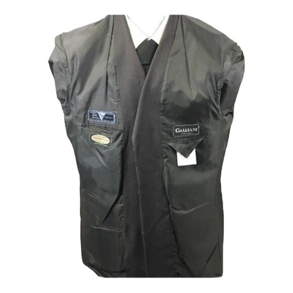 Galliani Sport Coat Super 120s Wool Italy 3-Button Delta Merinos Extra Fine Men‎ - Picture 3 of 7